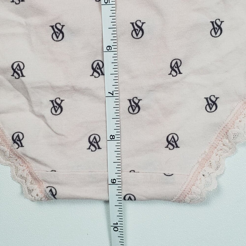 Victoria's Secret The Lacie Lace-Waist Bikini Panty Women's Medium VS Pink Print - Picture 9 of 16